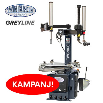 KAMPANJ! Däckmaskin Professionell (två hjälparmar) GRÅ 230V / 400V