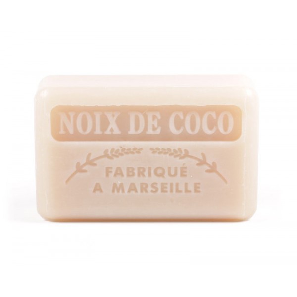 Väldoftande ekologisk tvål - Savon De Marseille - kokos  125g - 2