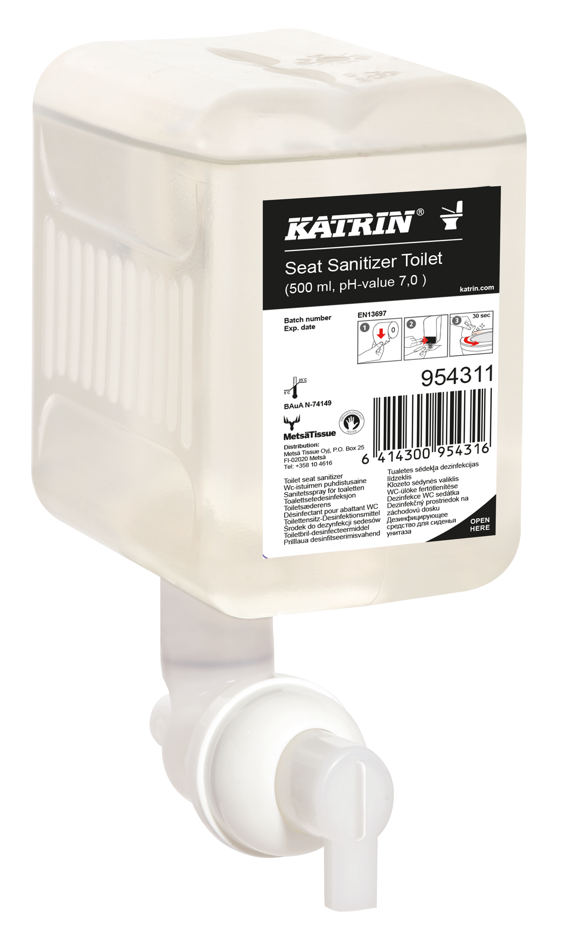 Katrin Desinfektion för toalettrengöring 500 ml