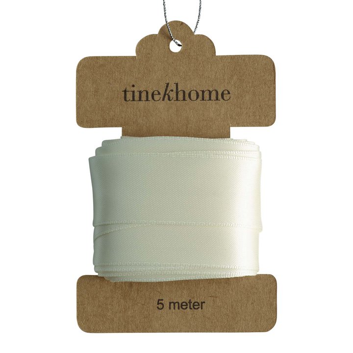 Tine K Home Gift  Ribbon 2,5 cm Creme