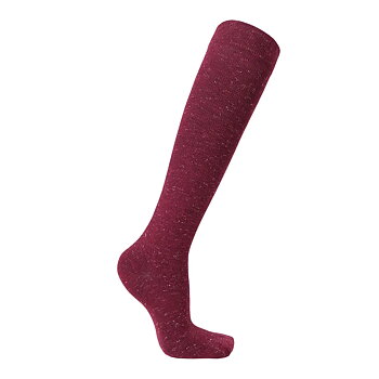 Glitrende kompresjonsstrømper for dame i bomull – 20–30 mmHg