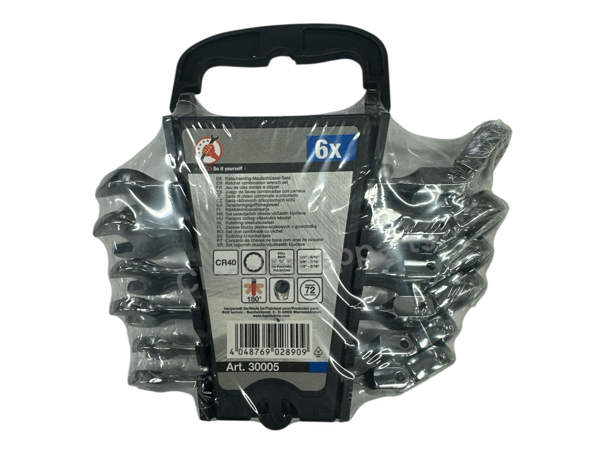 Ratchet Wrench set, Inch sizes