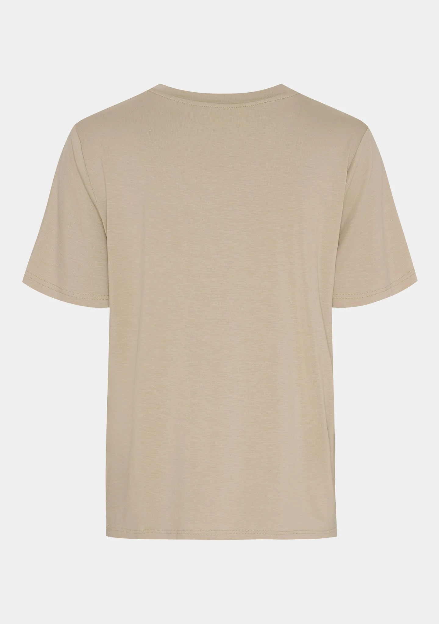Gritt V-Neck T-Shirt - Sand - Isay - 5