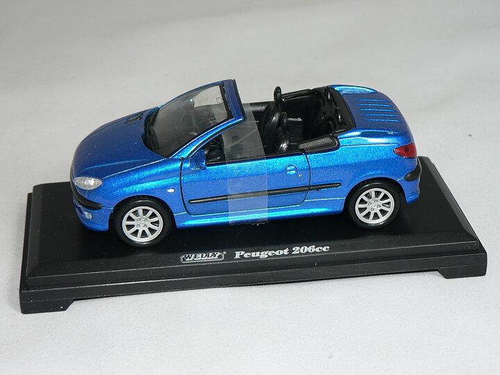 Peugeot   206cc   1:38  Super Auto ( Welly )