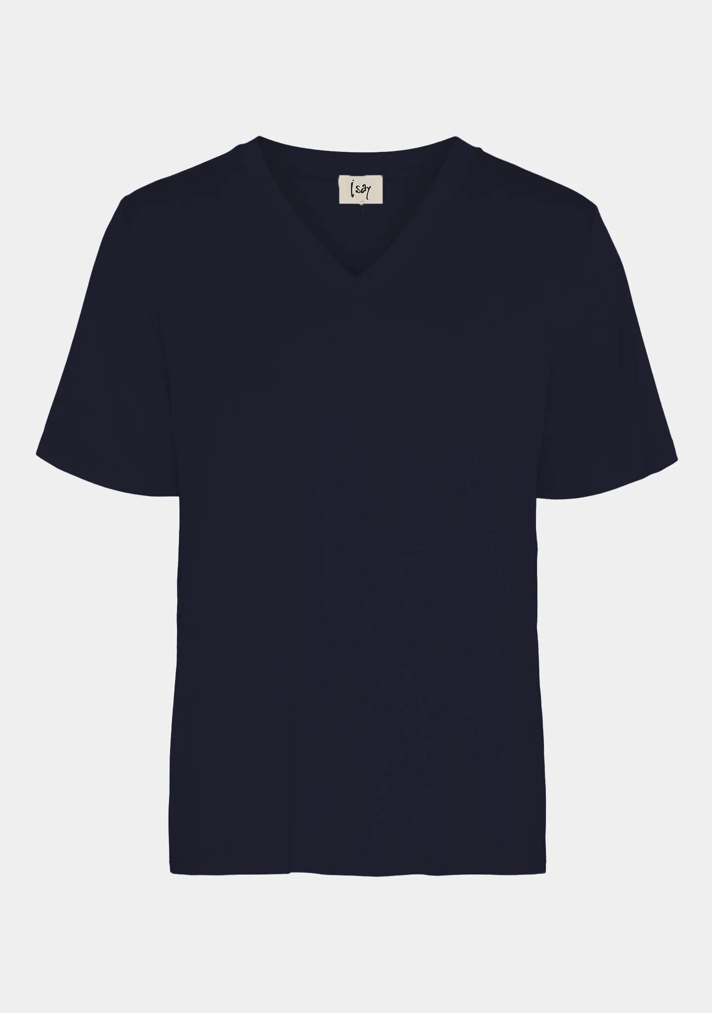 Gritt V-Neck T-Shirt - Navy - Isay