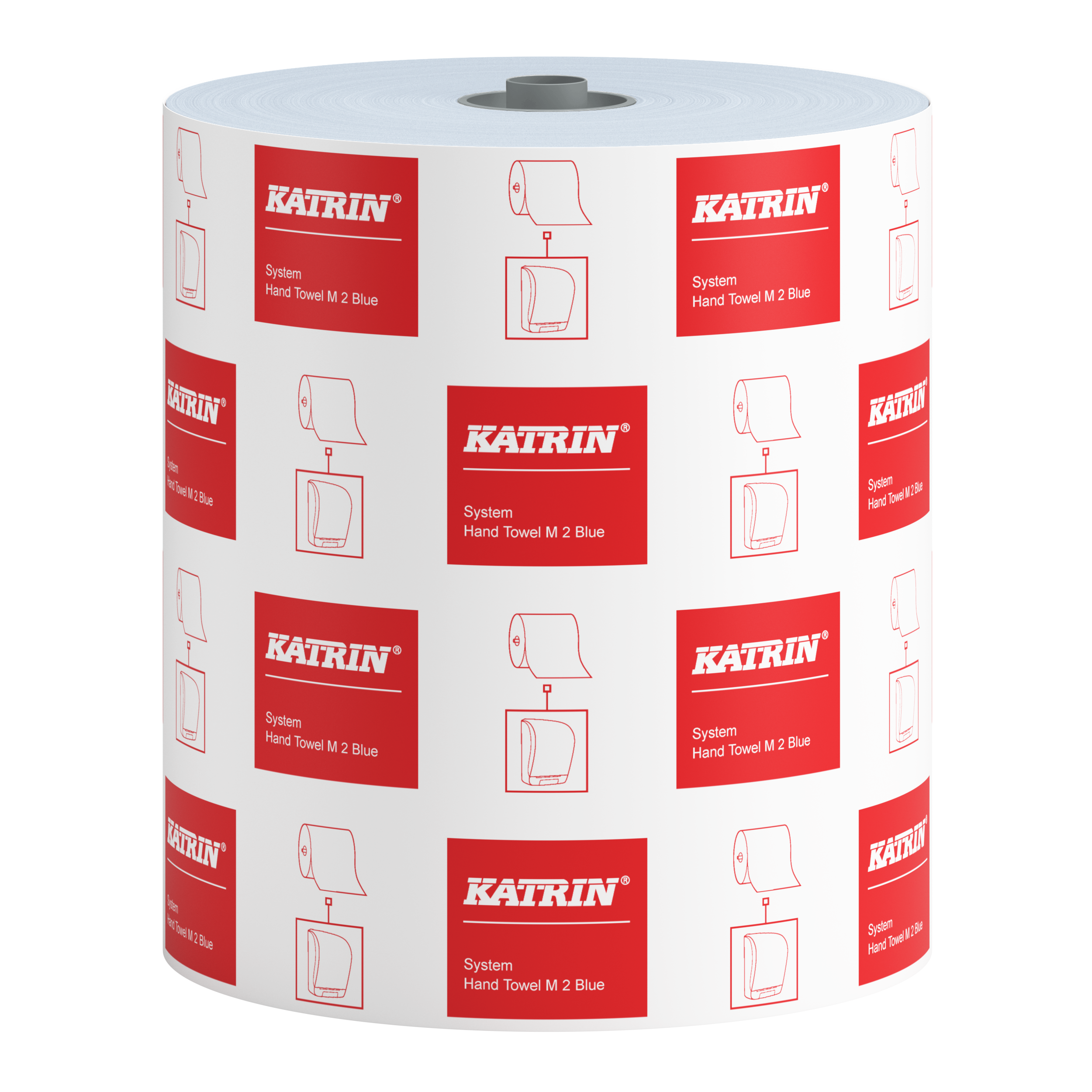 Katrin System Handtorkrulle M 2-Lagers, Blå