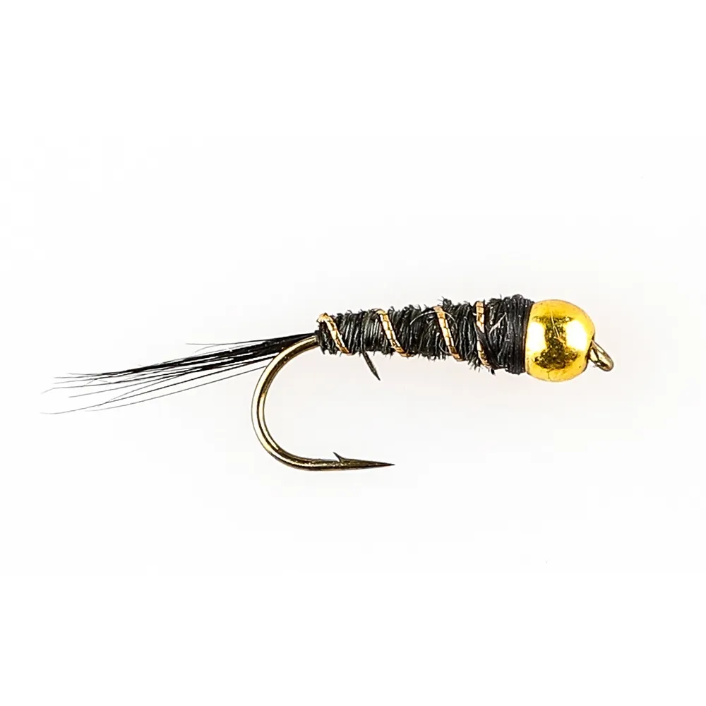 Danofly - Black Goldhead #14