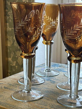 Glas Florens Amber