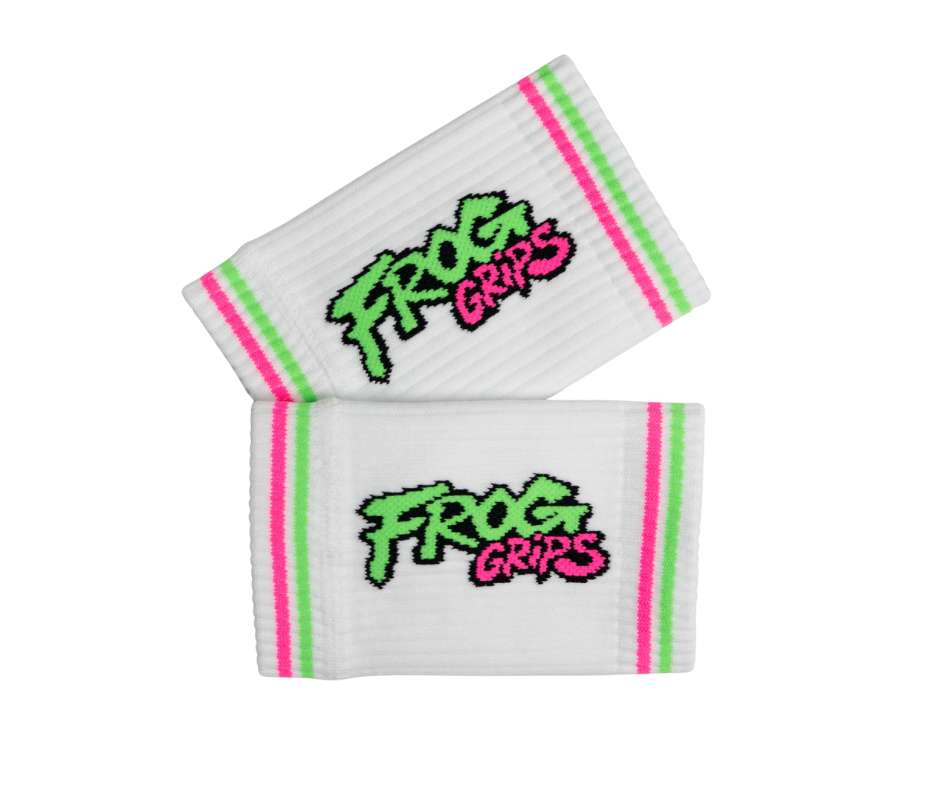 Frog Grips - Sweatbands - 12cm - Retro White