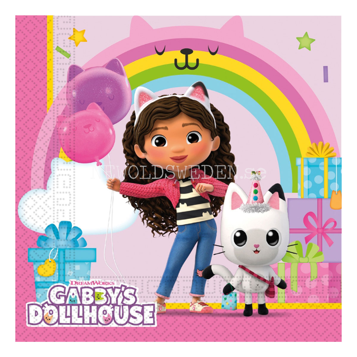GABBYS DOLLHOUSE Servetter 33x33 cm - 20-pack - FSC - 89