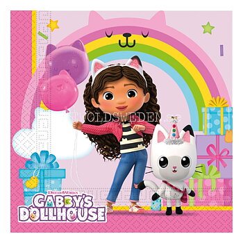 GABBYS DOLLHOUSE Servetter 33x33 cm - 20-pack - FSC - 89