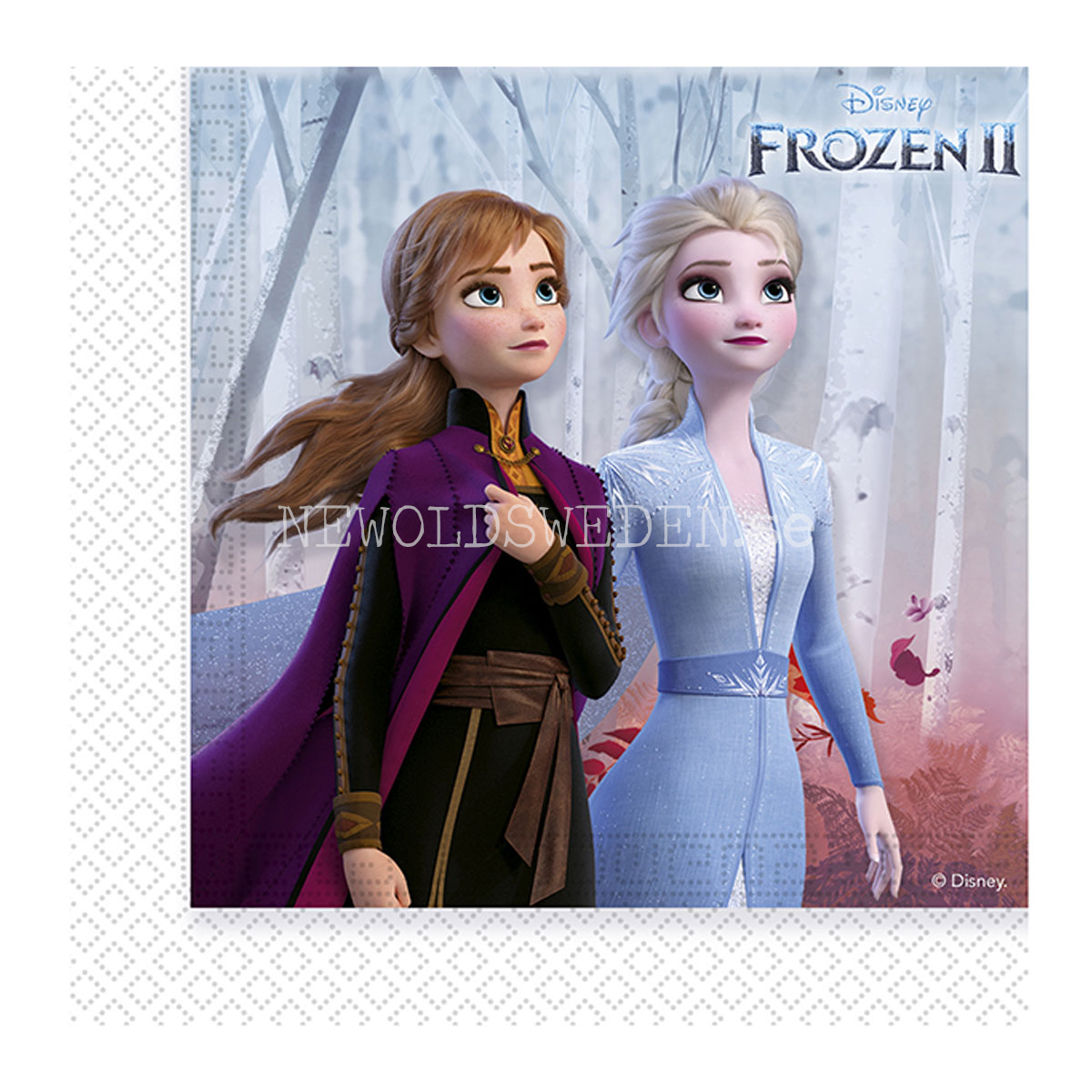 FROZEN II Servetter Disney 33x33 cm - 20-pack - FSC - 89