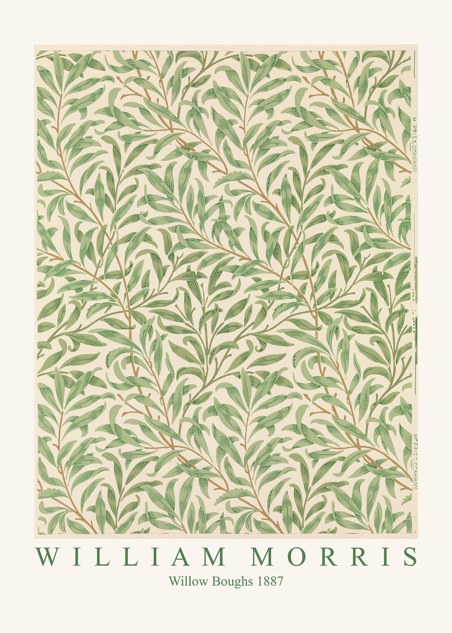 William Morris - Willow Boughs - Poster - 2
