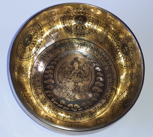 Special Singing Bowl Carving: TARA 