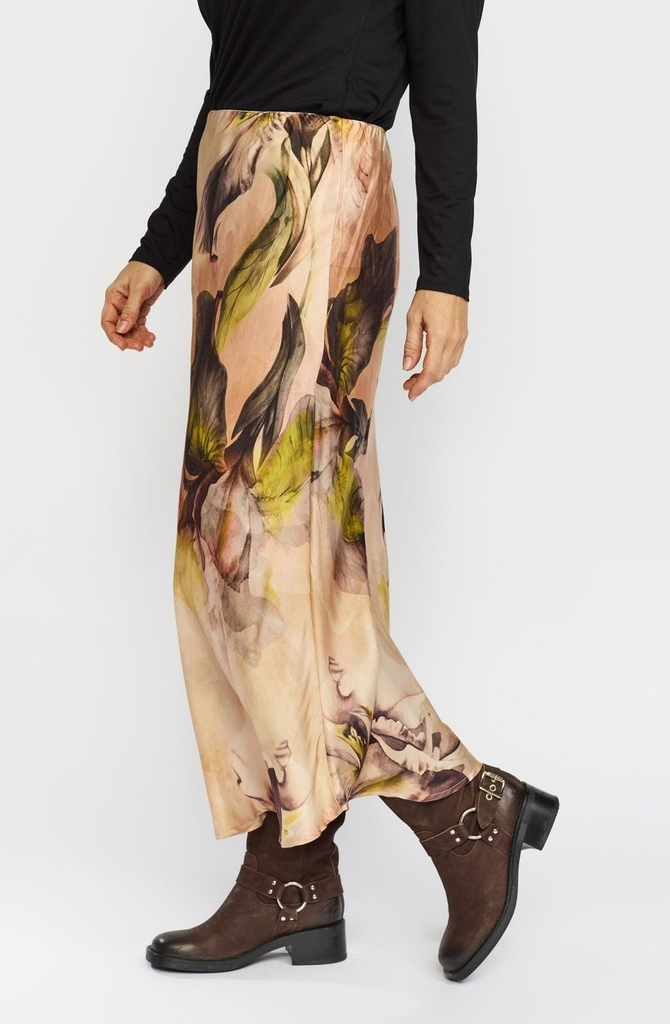 Georgina Skirt - Sand Leaf - 2-Biz
