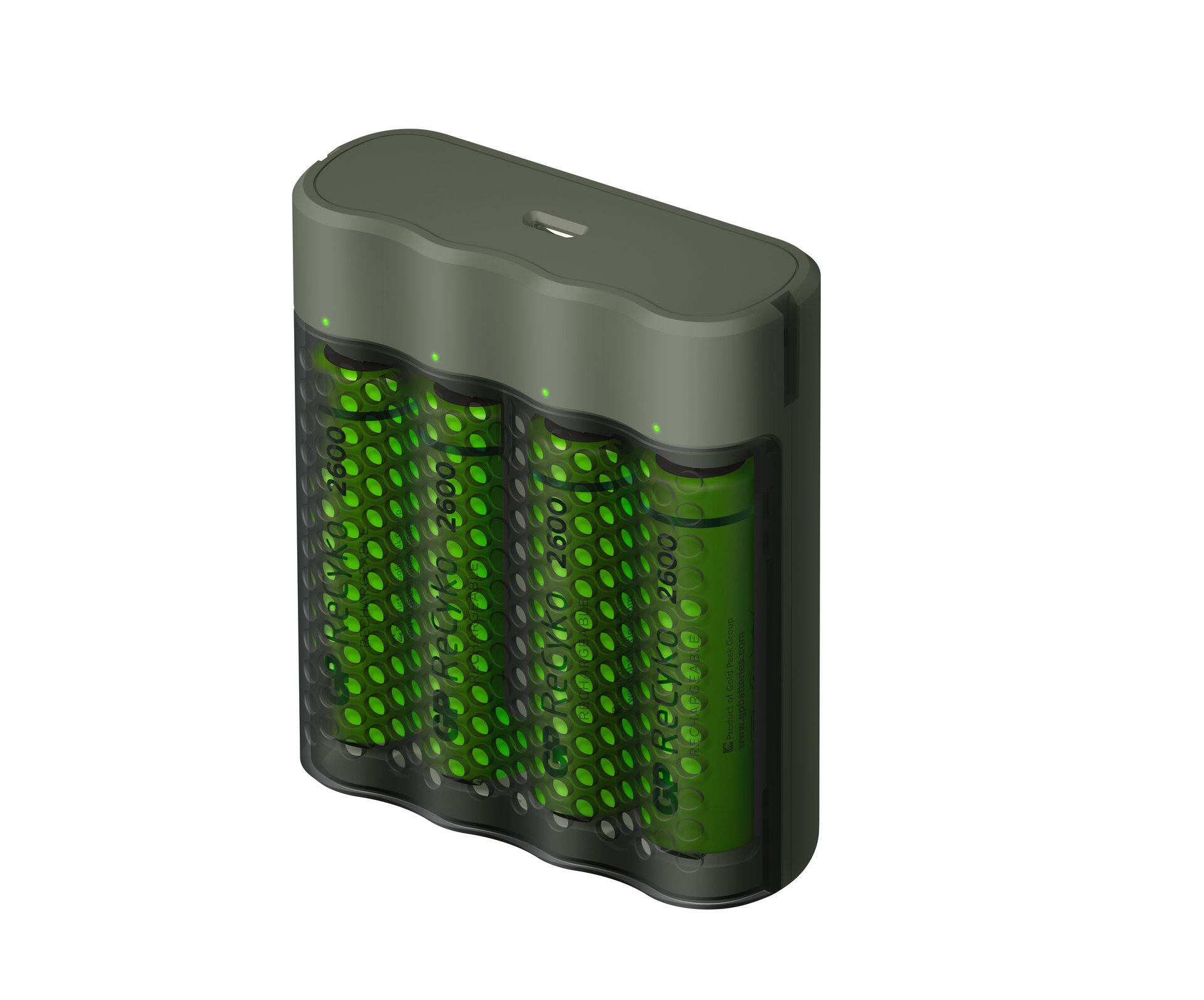 GP ReCyko batteriladdare | Inklusive batterier