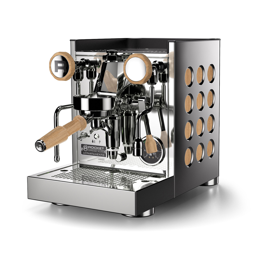 Rocket Espresso Milano - Appartamento  TCA - Krom/Trä - Espressomaskin