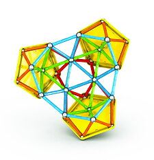 Geomag Supercolor Recycled 142  Pieces