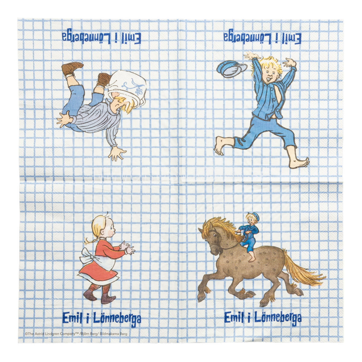 EMIL I LÖNNEBERGA Servetter 33x33 cm - 16-pack - 89 - 2