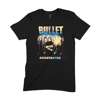 BULLET - T-SHIRT, KICKSTARTER BAND