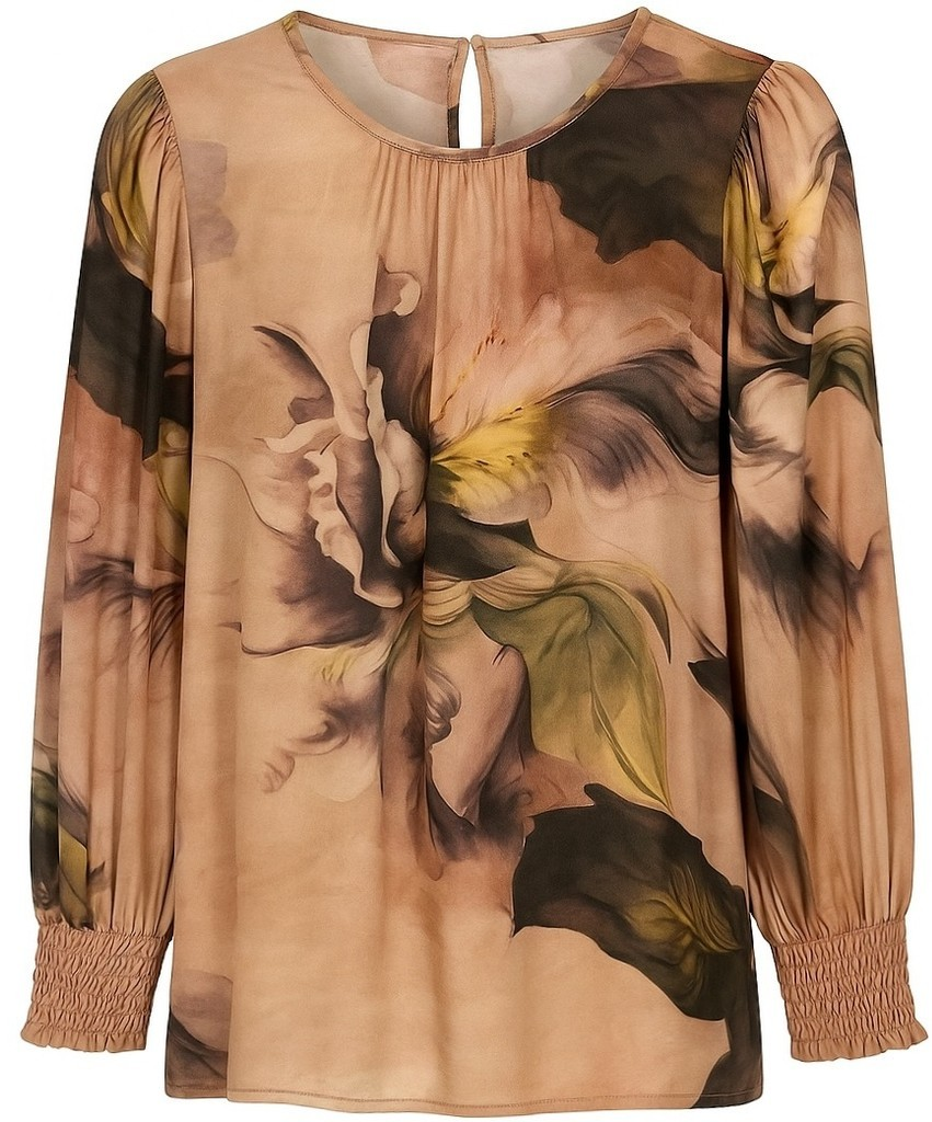 Malia Blouse - Sand Leaf - 2-Biz - 5