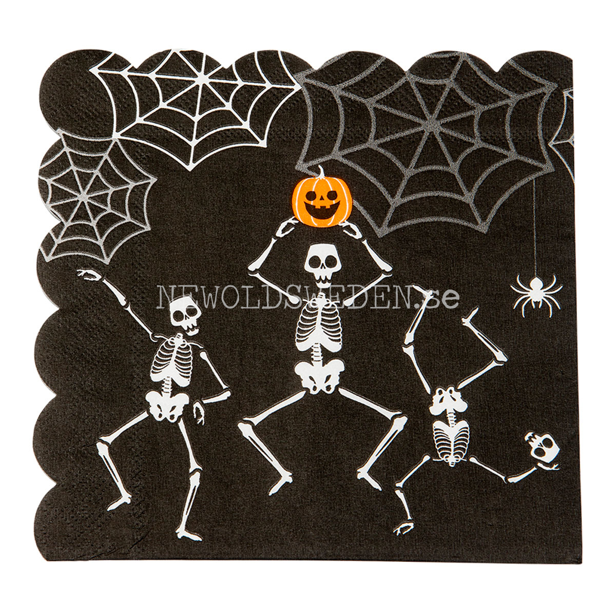 SKELETON Servetter 33x33 cm - 16-pack - 89