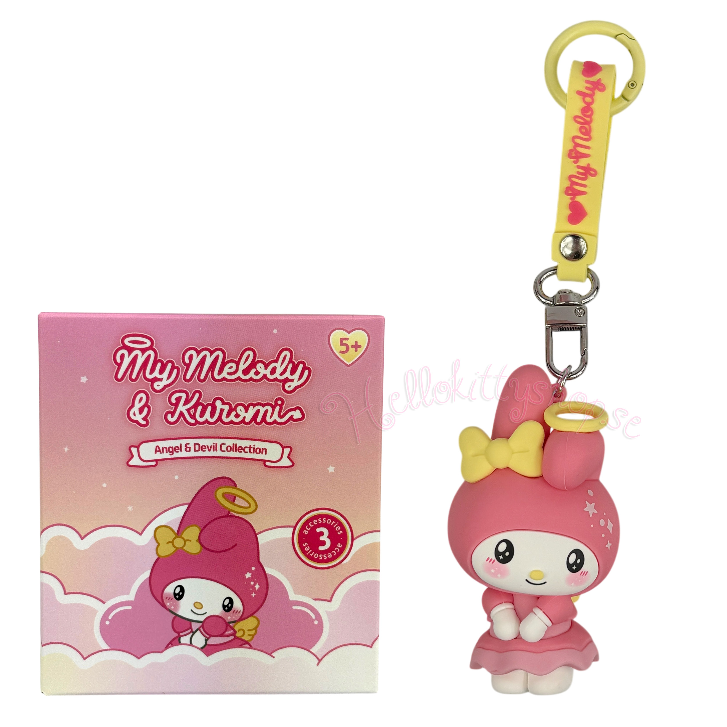 Kuromi & My Melody Angel & Devil Collector Figurine Bag Clips - My Melody 9 cm