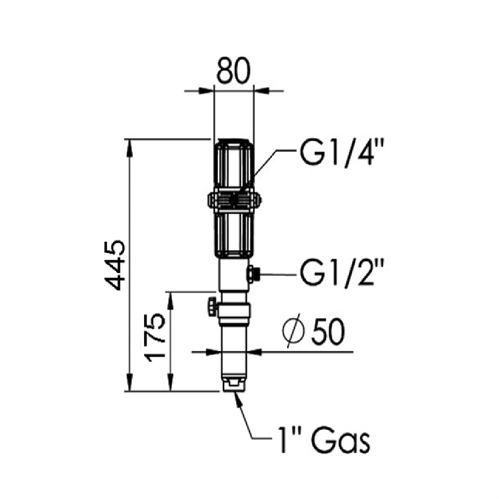 OLJEPUMP  4:1  FÖR MOTOR OCH HYDRAULOLJOR  - 2