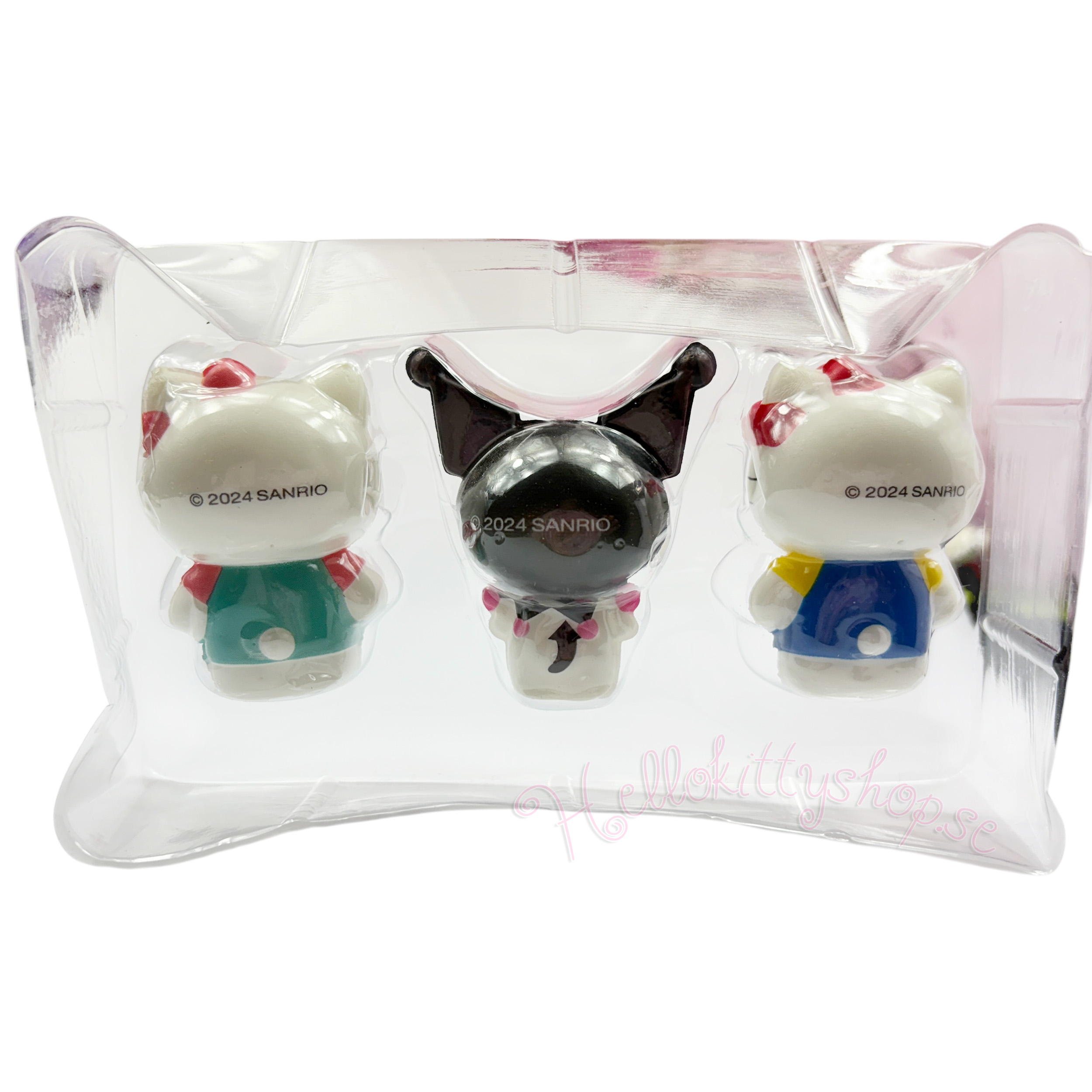 Hello Kitty And Friends 3D Squishy Figurer 3-Pack med Hello Kitty & Kuromi - 9