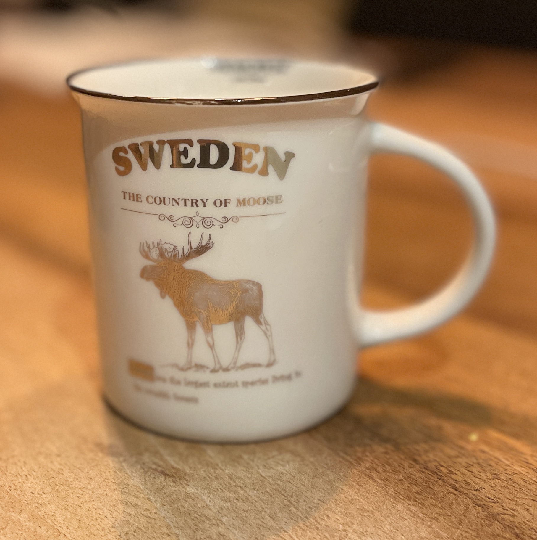 Geschichtenbecher Schweden Das Land der Elche schwarz-gold - 3