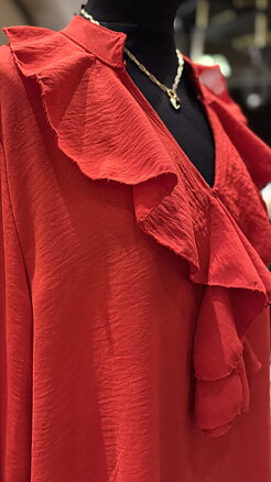 Jodie tunic/blouse- red