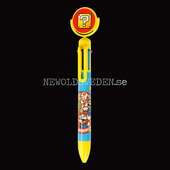 Multibläck penna med 6 olika färger - SUPER MARIO