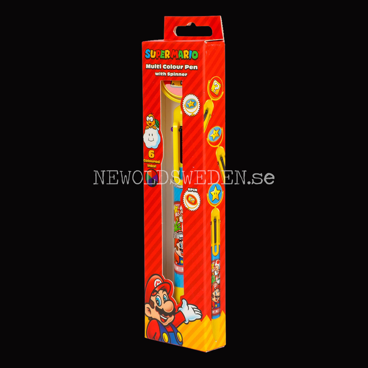 Multibläck penna med 6 olika färger - SUPER MARIO - 4