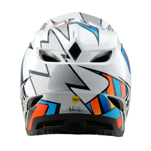 D4 Composite Helmet Frames White / Silver Size M/L - 5