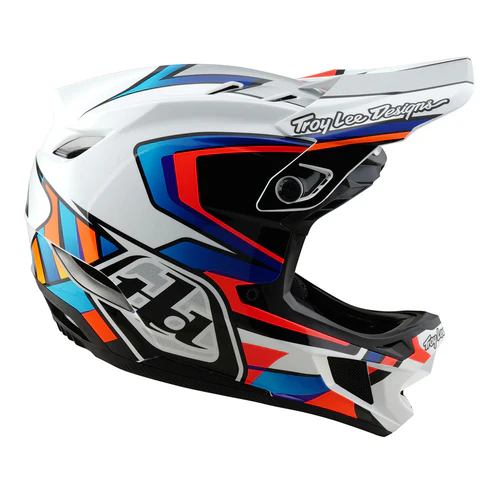 D4 Composite Helmet Frames White / Silver Size M/L - 3