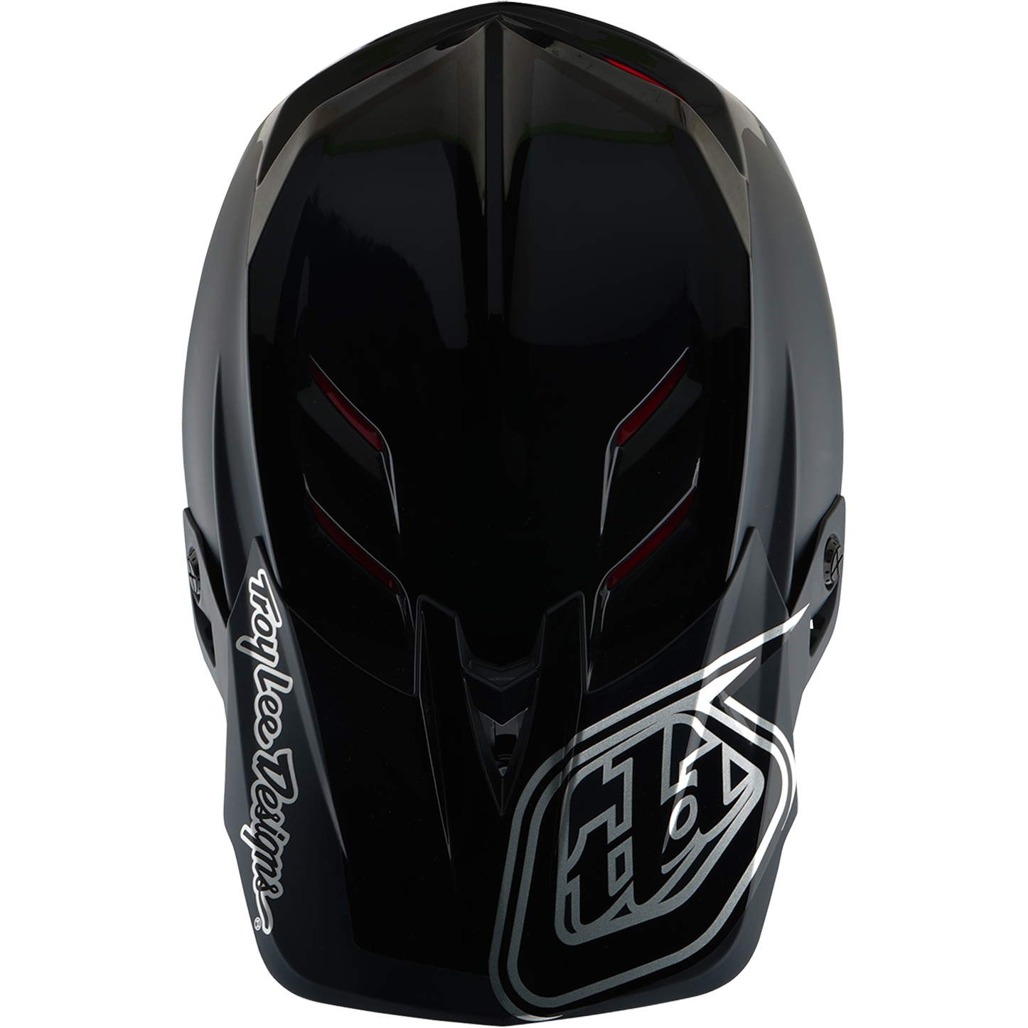 Troy Lee Designs D4 Polyacrylite Helmet Shadow Black Size  - 5