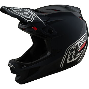 Troy Lee Designs D4 Polyacrylite Helmet Shadow Black Size 