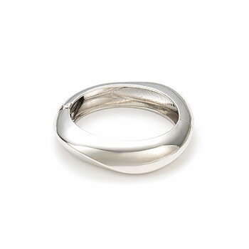 Bangle bracelet Metal Square Silver