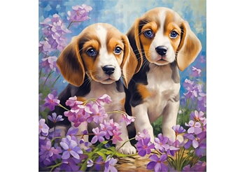 Beagle Valpar, Noessa Diamond Painting