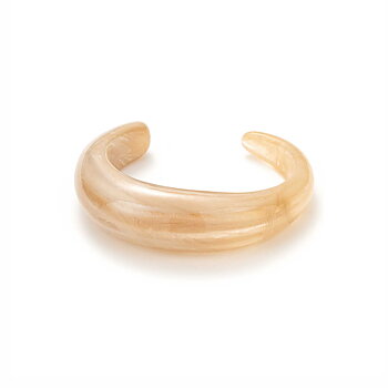 Bangle bracelet "C" Khaki