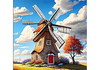 Väderkvarn, Noessa Diamond Painting