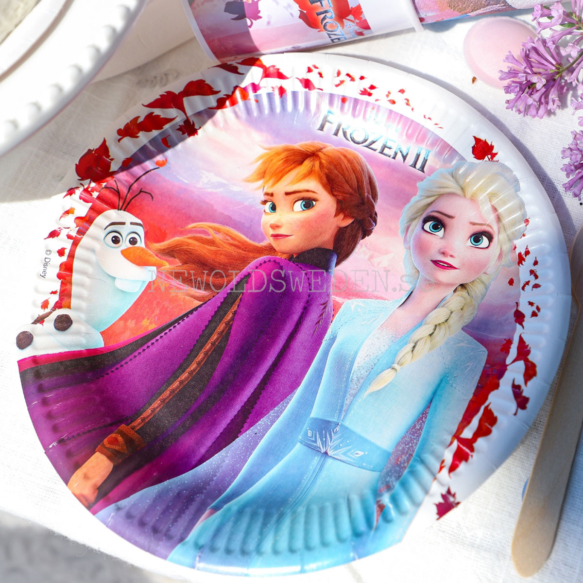 FROZEN II Papperstallrikar 23 cm - 8-pack - 89 - 2
