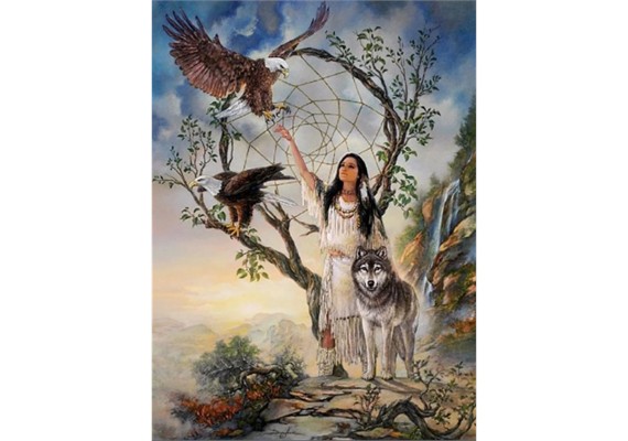 Indianflicka, Noessa Diamond Painting