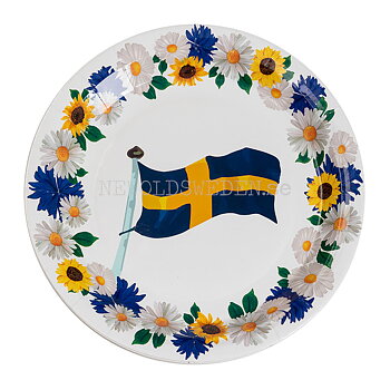 FLOWERS Papperstallrikar 23 cm - 8-pack - 89