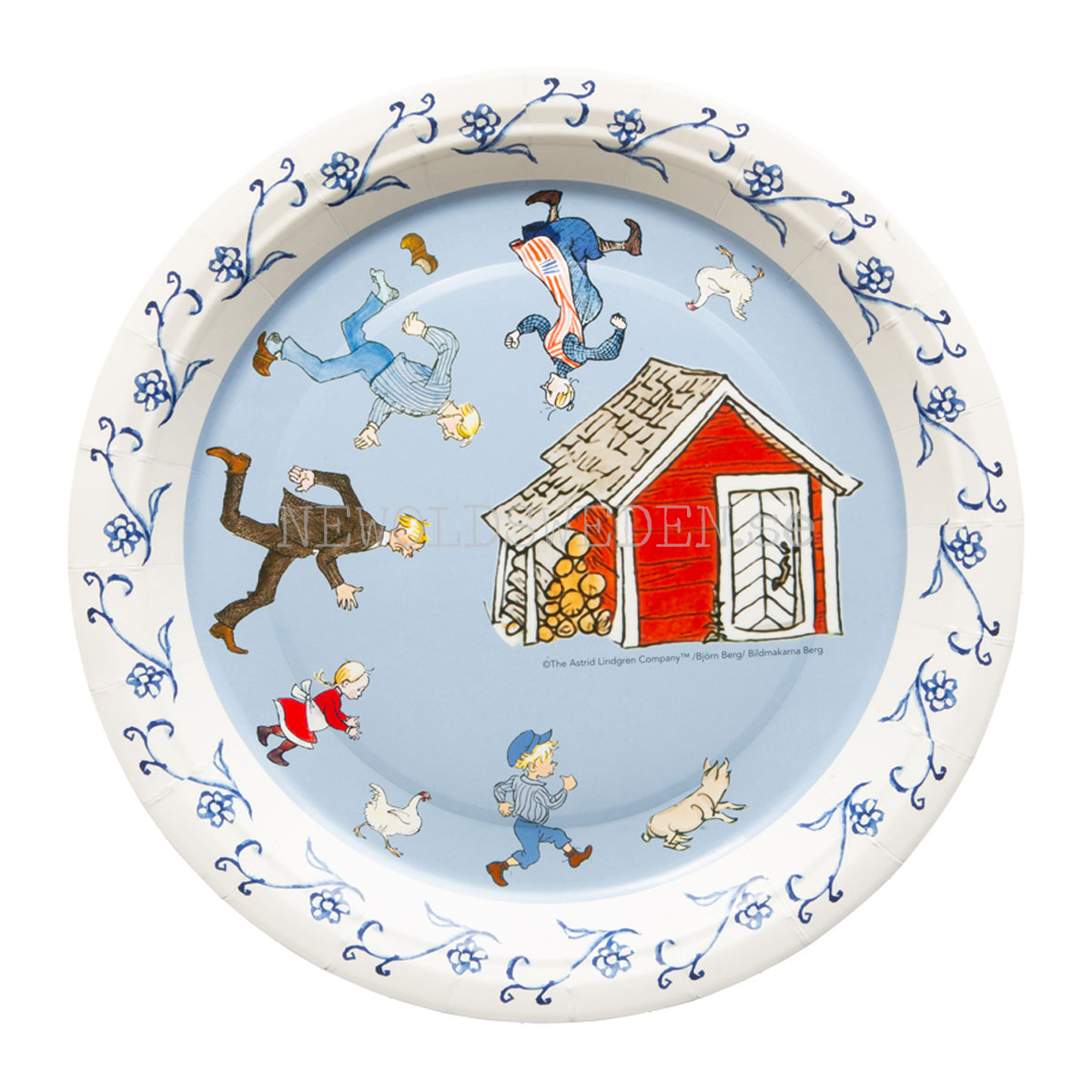 EMIL I LÖNNEBERGA Papperstallrikar 23 cm - 8-pack - 89