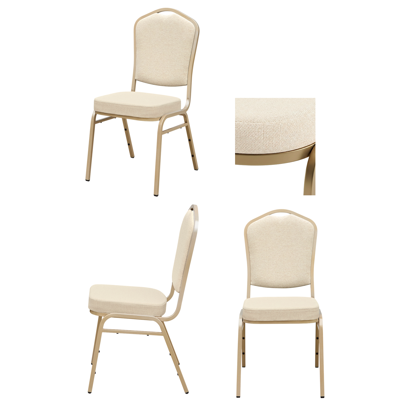  Bankettstol Alicante modern med tyg från DAVIS fabrics - 8