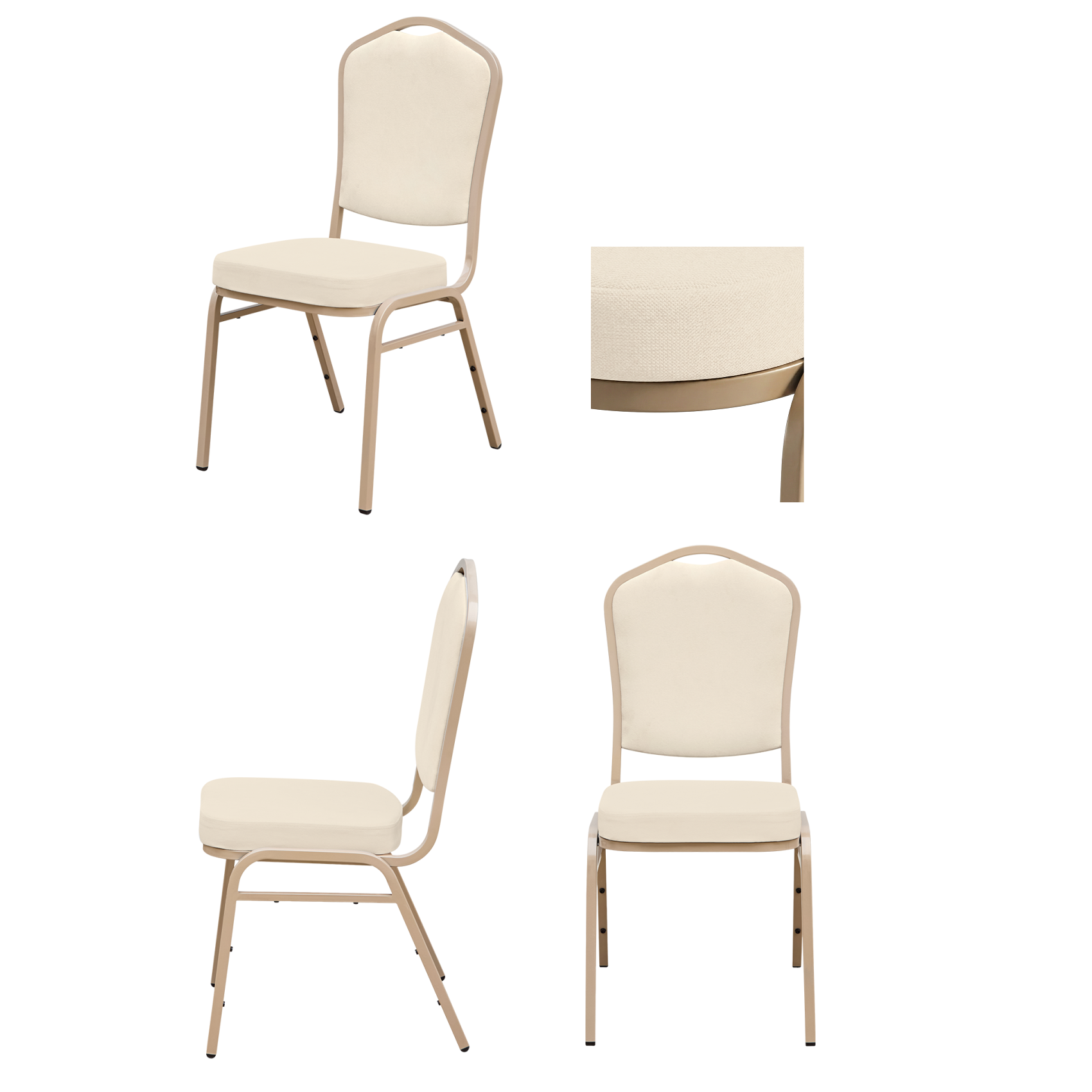  Bankettstol Alicante modern med tyg från DAVIS fabrics - 7