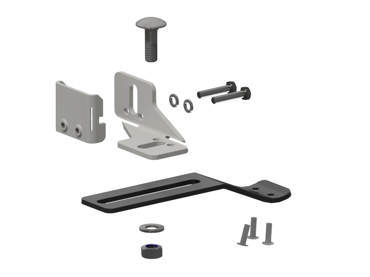 Bracket for S-BAR - Left install plate - 2