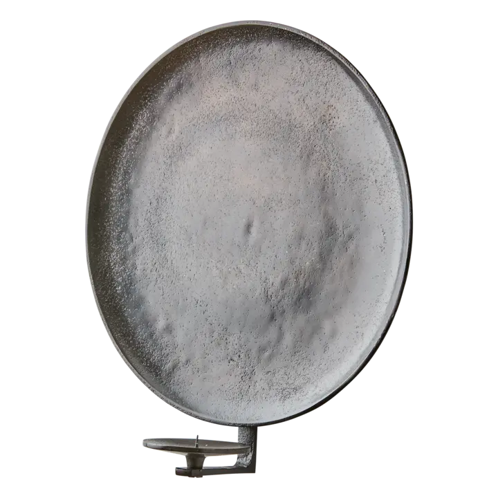 Rund  väggljushållare i aluminium - 5