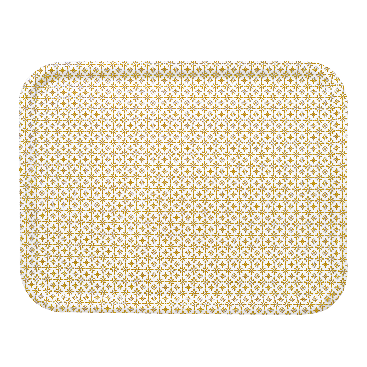Bricka Destiny 43*33 cm Yellow